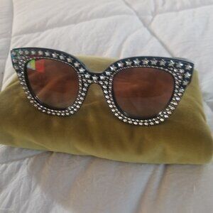 Gucci rhinestone sunglasses